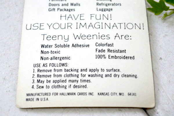 USA ホールマーク・1970 お日様・太陽・スマイル・ヴィンテージ・ワッペン・刺繍・デッドストック
