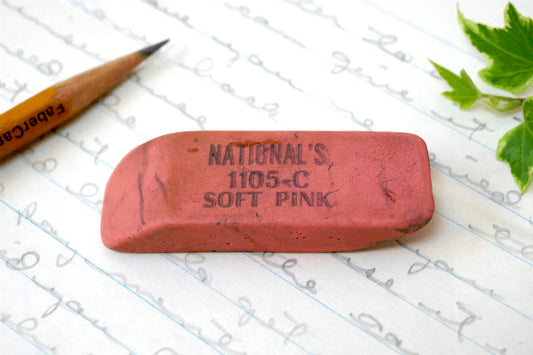 ピンク NATIONAL'S 1105ーC・ビンテージ・消しゴム・ステーショナリー 文房具 USA