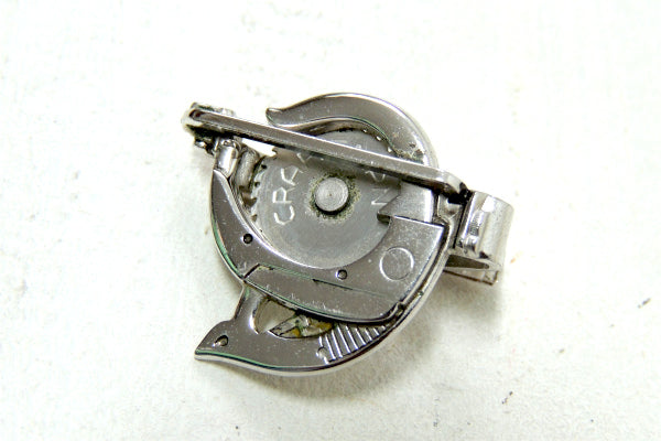 【CRAFTSMAN・丸鋸モチーフ】ヴィンテージ・クラフトマン・タイピン・シルバーメッキ