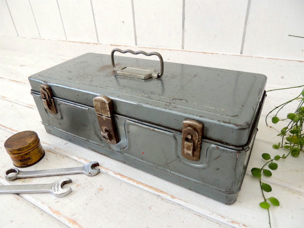 【CLIMAX】工業系・2段式・ヴィンテージ・ツールボックス・ツールケース・工具箱・タックルケース