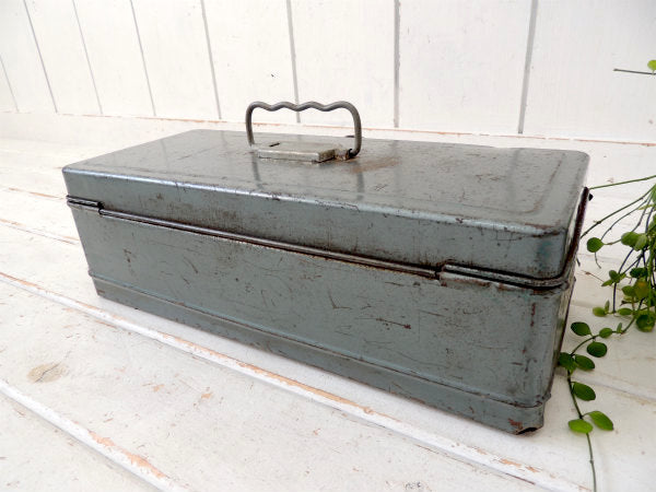 【CLIMAX】工業系・2段式・ヴィンテージ・ツールボックス・ツールケース・工具箱・タックルケース