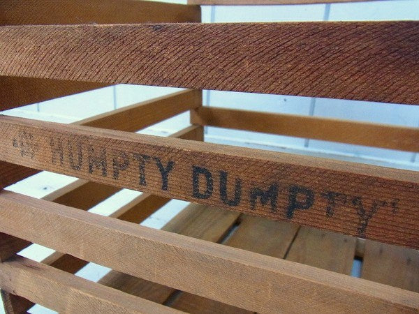 【ハンプティダンプティ】木製・アンティーク・エッグクレート/エッグケース/エッグキャリー　USA
