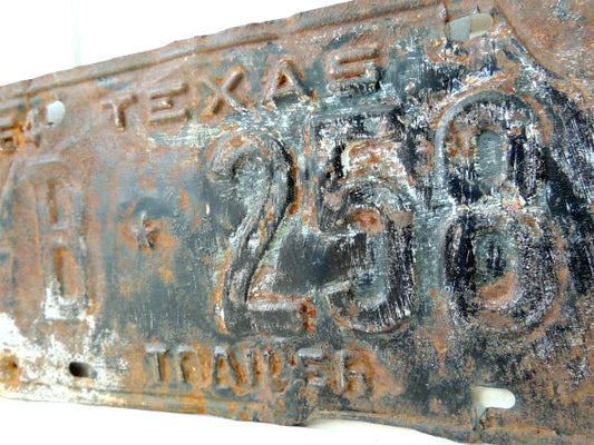 【1964 TEXAS ★】 TRAILER・トレーラー・ヴィンテージ・ナンバープレート