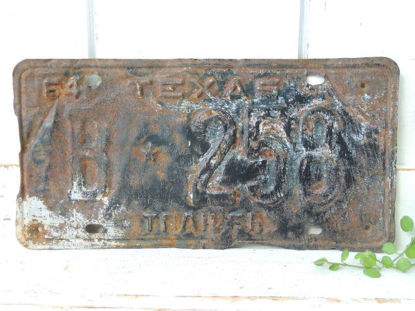 【1964 TEXAS ★】 TRAILER・トレーラー・ヴィンテージ・ナンバープレート