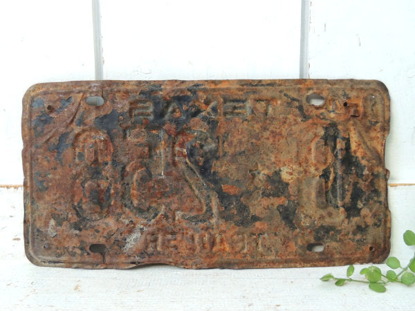 【1964 TEXAS ★】 TRAILER・トレーラー・ヴィンテージ・ナンバープレート