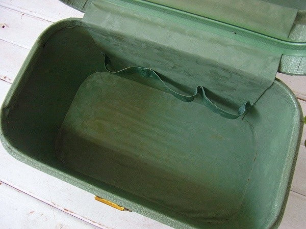 【Starline】ミントグリーン色・ヴィンテージ・メイクボックス/コスメボックス USA