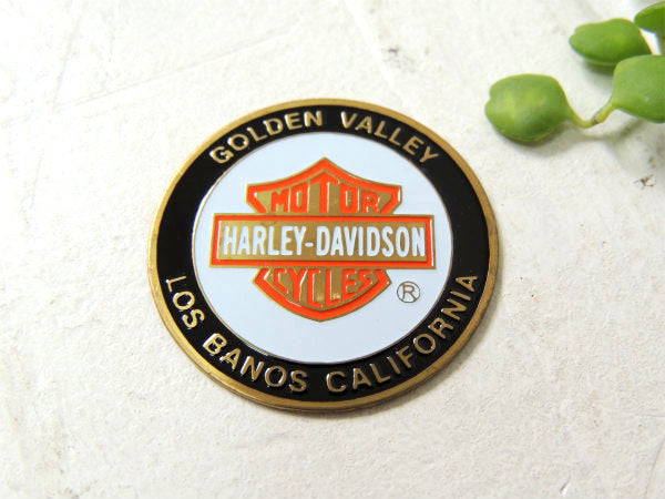 【GOLDEN VALLEY・モーターサイクル】ハーレーダビッドソン・ステッカー・オリジナル