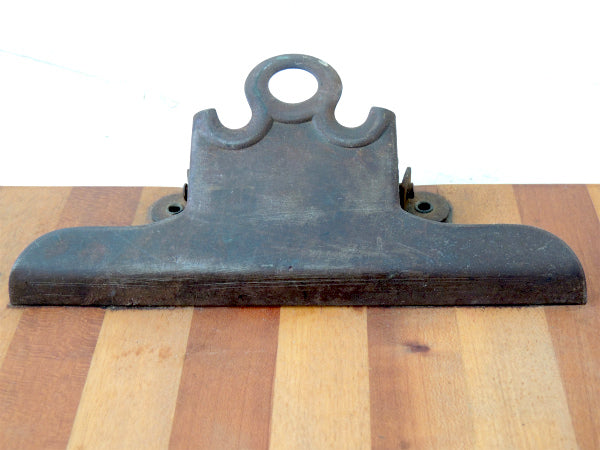 【1930~1940s】木製×アイアン製・アンティーク・バインダー・ファイルホルダー・USA