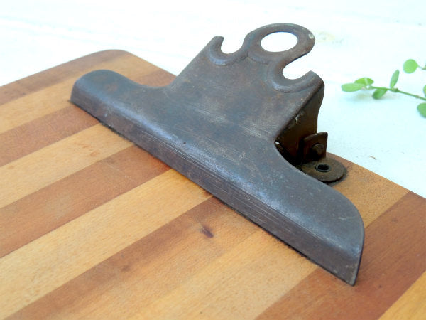 【1930~1940s】木製×アイアン製・アンティーク・バインダー・ファイルホルダー・USA