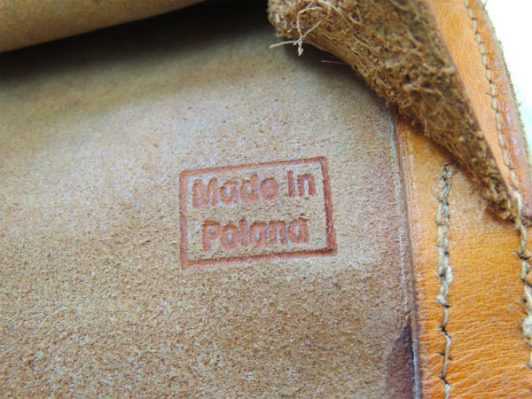 Poland ポーランド　レザー製　革　ヴィンテージ　ショルダーバッグ　メッセンジャーバッグ　カバン