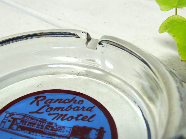 【Rancho Lombard motel】モーテル・ガラス製・ヴィンテージ・灰皿・アシュトレイ