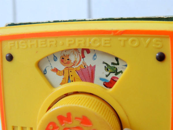 フィッシャープライス MUSIC BOX・1972’s・ヴィンテージ・ポケットラジオ型・オルゴール