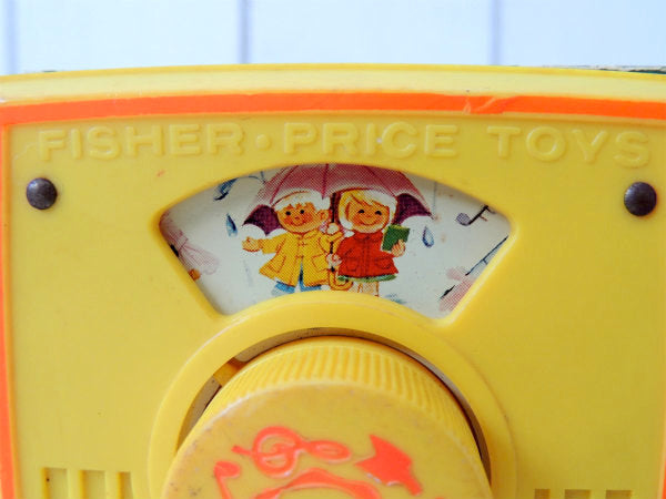 フィッシャープライス MUSIC BOX・1972’s・ヴィンテージ・ポケットラジオ型・オルゴール