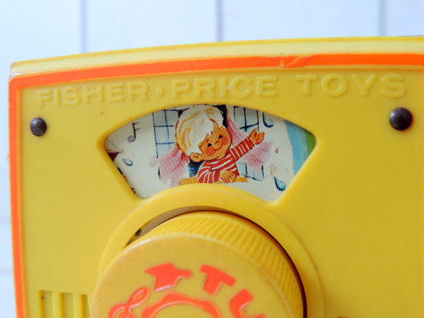 フィッシャープライス MUSIC BOX・1972’s・ヴィンテージ・ポケットラジオ型・オルゴール