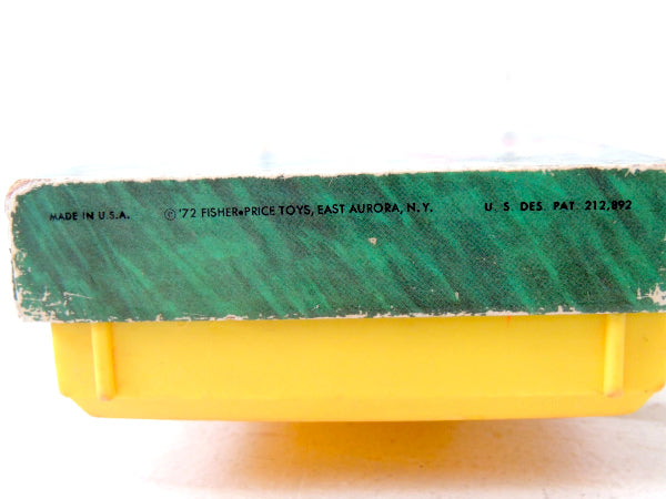 フィッシャープライス MUSIC BOX・1972’s・ヴィンテージ・ポケットラジオ型・オルゴール