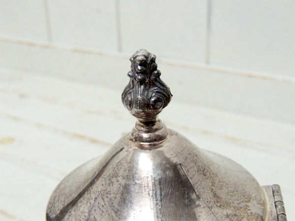 【F.B. ROGERS SILVER CO】シルバー製・アンティーク・ティーポット/ポット/銀食器