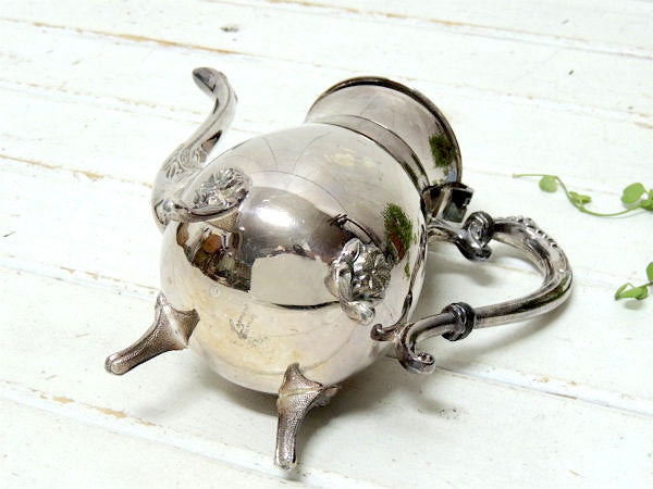 【LEONARD SILVER PLATED】シルバー製・アンティーク・ティーポット/ポット/銀食器