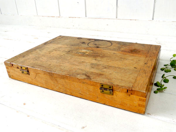 【NewBritainTools】工具箱・仕切り付き・木製・アンティーク・ウッドボックス