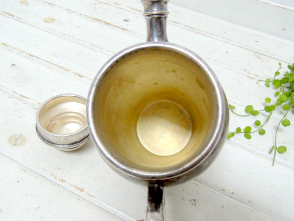 【ACADEMY SILVERPLATE】シルバー製・アンティーク・シェーカー/カクテル/銀食器