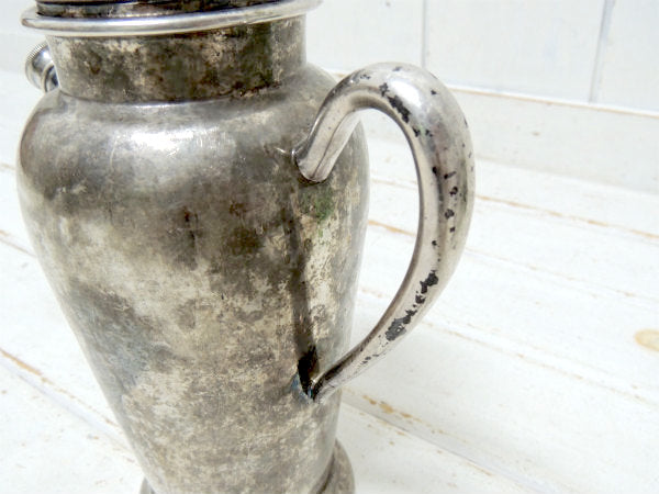 【ACADEMY SILVERPLATE】シルバー製・アンティーク・シェーカー/カクテル/銀食器