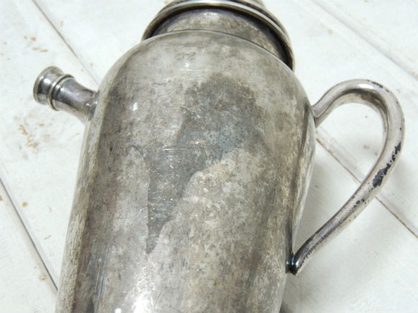 【ACADEMY SILVERPLATE】シルバー製・アンティーク・シェーカー/カクテル/銀食器