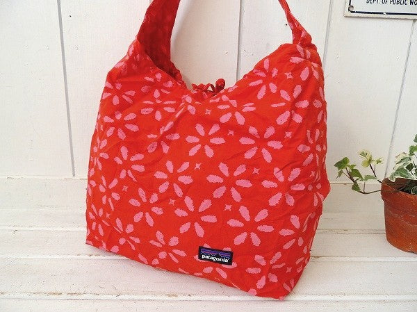 【Patagonia】パタゴニア・CARRY YA'LL・赤色・ショルダーバッグ&ステッカー1枚