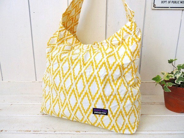 【Patagonia】パタゴニア・CARRY YA'LL・イエロー・ショルダーバッグ&ステッカー1枚