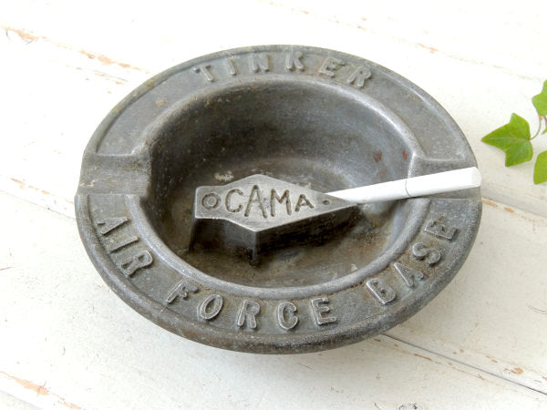 【TINKER AIR FORCE BASE】US空軍基地・ミリタリー・ヴィンテージ・灰皿・米軍