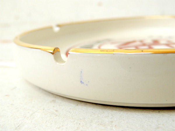 SFNB サンフランシスコ・ナショナルバンク 陶器製・アドバタイジング・ヴィンテージ・灰皿・USA