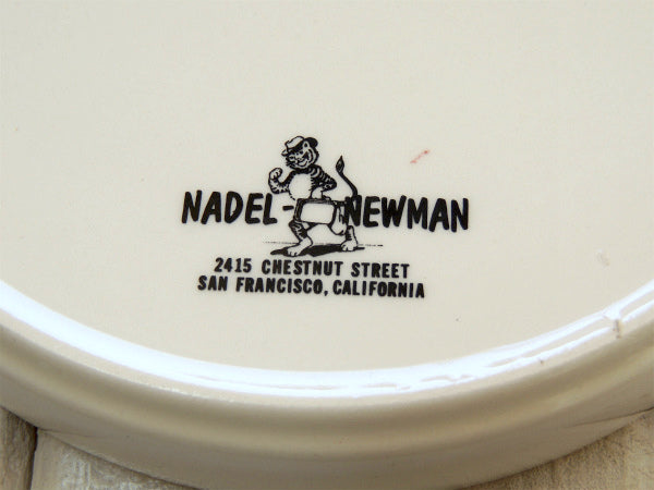 SFNB サンフランシスコ・ナショナルバンク 陶器製・アドバタイジング・ヴィンテージ・灰皿・USA