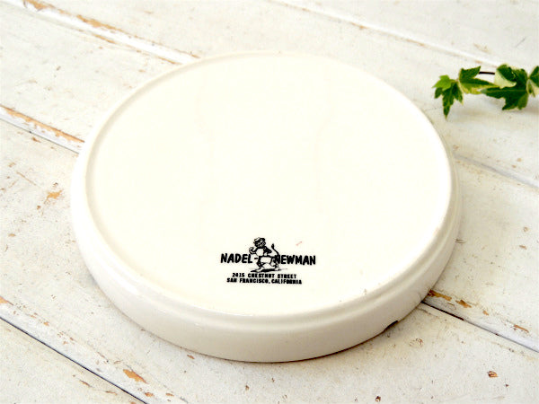 SFNB サンフランシスコ・ナショナルバンク 陶器製・アドバタイジング・ヴィンテージ・灰皿・USA