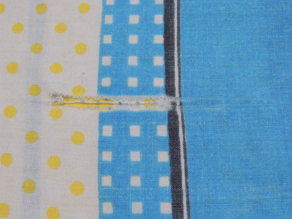 【スマイル・スヌーピー】ピーナッツの仲間・パネル柄・ヴィンテージ・USEDピロケース/枕カバー