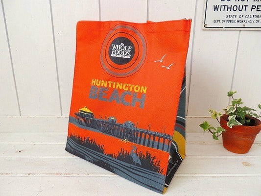 【WHOLE FOODS】ホールフーズ・ハンティントンビーチ限定・エコバッグ USA