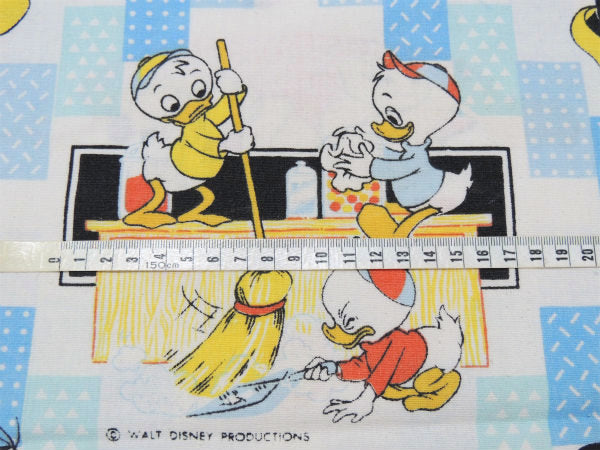 【ミッキー&フレンズ】カントリーストア柄・フランネル素材・ヴィンテージ・USEDピロケース/枕カバー