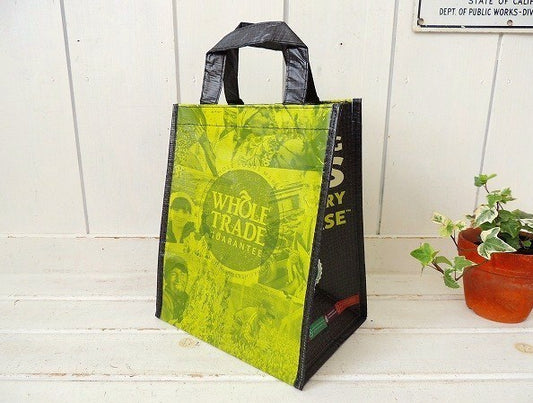 【WHOLE FOODS MARKET】ホールフーズ・“WHOLE TRADE”エコバッグ(小)