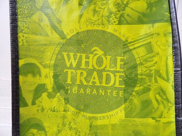 【WHOLE FOODS MARKET】ホールフーズ・“WHOLE TRADE”エコバッグ(小)