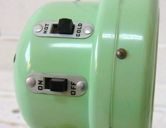 【Handy Hannah】ミントグリーン色・箱付き・ヴィンテージ・ヘアドライヤー/ドライヤー