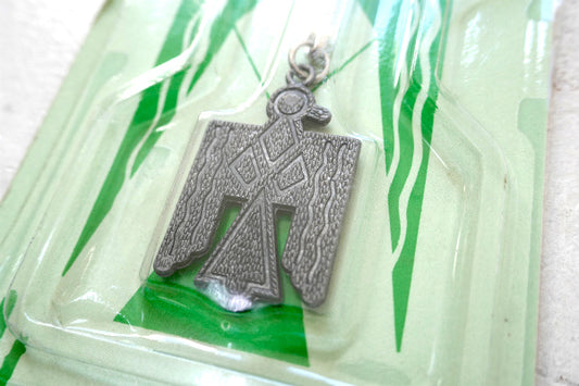 ネイティブアメリカン サンダーバード US インディアン 70s ビンテージ メタル製 キーホルダー