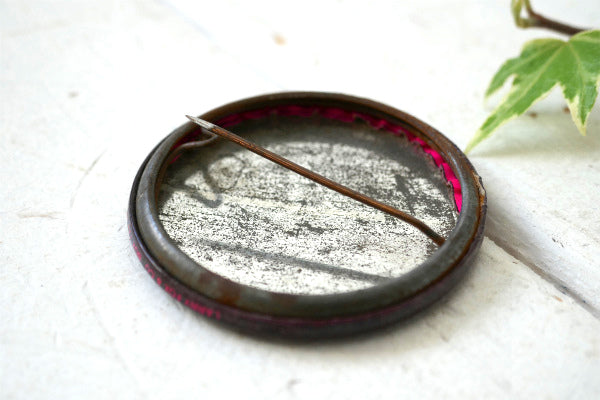 1960's PEACE・ラブ&ピース 平和 シンボル ヴィンテージ・缶バッジ USA ヒッピー