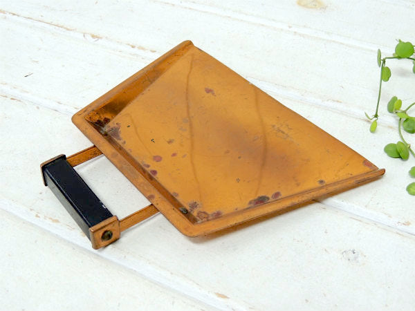 【EMPRESS WARE NY】銅製・アンティーク卓上ちりとり/ダストパン USA