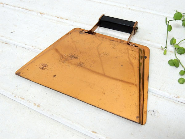 【EMPRESS WARE NY】銅製・アンティーク卓上ちりとり/ダストパン USA