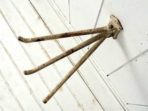 アイボリー・船舶用・アイアン・可動式・アンティーク・フック・インテリア・店内装飾・店舗什器