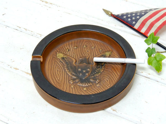 【US ARMY・ミリタリー】イーグル・陶器製・灰皿・アシュトレイ・アンティーク&ビンテージ