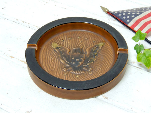 【US ARMY・ミリタリー】イーグル・陶器製・灰皿・アシュトレイ・アンティーク&ビンテージ