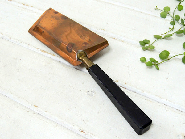 【EMPRESS WARE NY】ハンドル付き・銅製・アンティーク卓上ちりとり/ダストパン USA