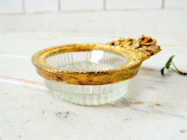 【Matson】マトソン社・薔薇モチーフ・エレガント・ヴィンテージ・ソープディッシュ・石鹸置き