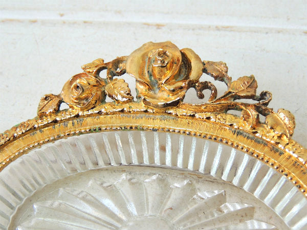 【Matson】マトソン社・薔薇モチーフ・エレガント・ヴィンテージ・ソープディッシュ・石鹸置き