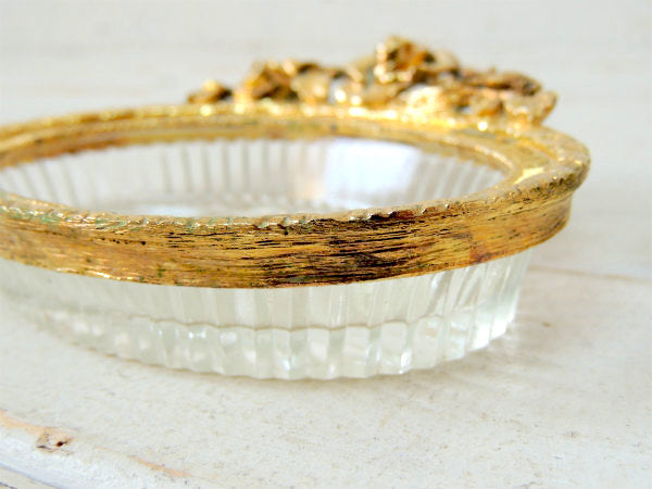 【Matson】マトソン社・薔薇モチーフ・エレガント・ヴィンテージ・ソープディッシュ・石鹸置き