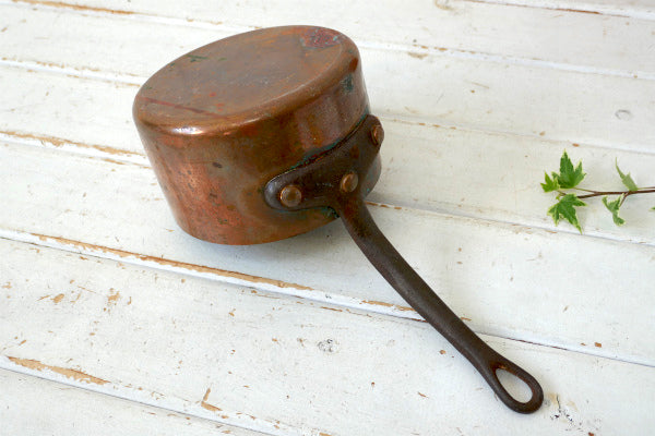 Matfer マトファー フランス OLD 銅製 コッパー アンティーク 片手鍋 ソースパン 銅鍋