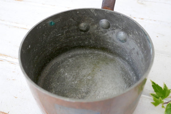 Matfer マトファー フランス OLD 銅製 コッパー アンティーク 片手鍋 ソースパン 銅鍋